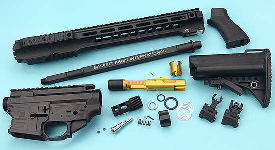 G&P SAI Conversion Kit For Tokyo Marui M4 Series Gas Blow Back (Black) (Long) (Limited Edition) - Click Image to Close